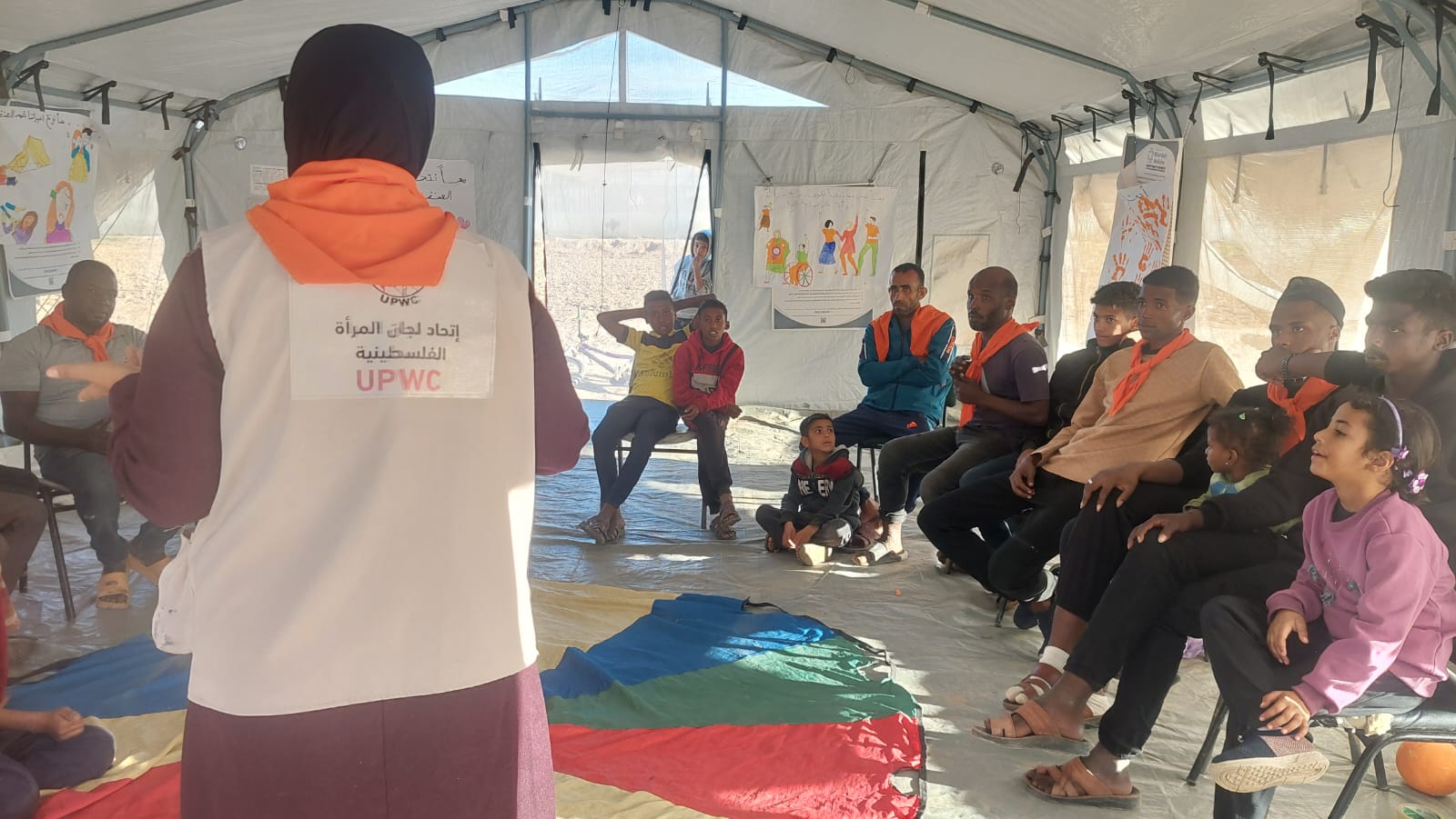 جمعية لجان المرأة الفلسطينية تستمر في تنفيذ جلسات الدعم النفسي والاجتماعي