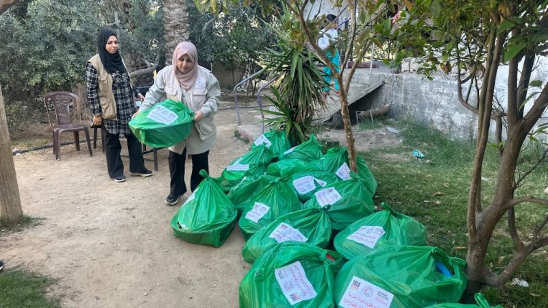 جمعية لجان المرأة الفلسطينية توزع 250 طرد من أدوات المطبخ الأساسية