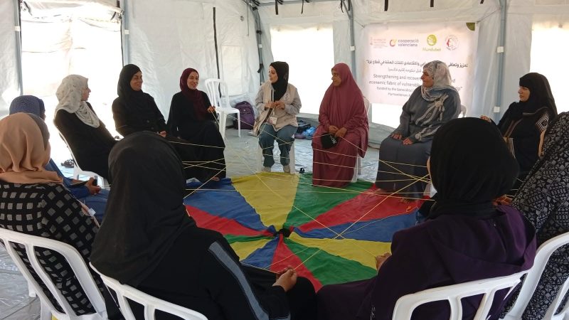 جمعية لجان المرأة الفلسطينية تواصل تقديم خدمات الدعم النفسي والاجتماعي.